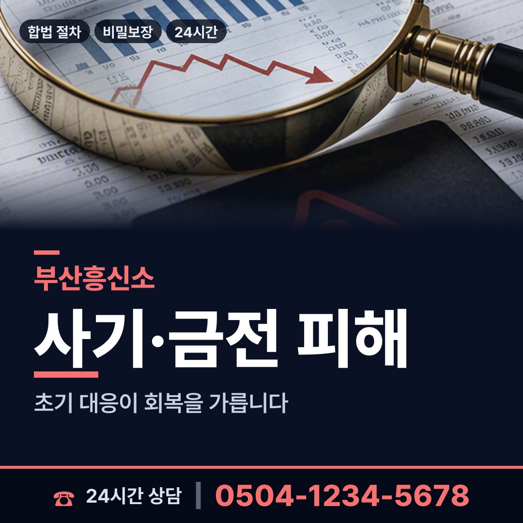 부산 녹산동 명의도용조사 상담 안내